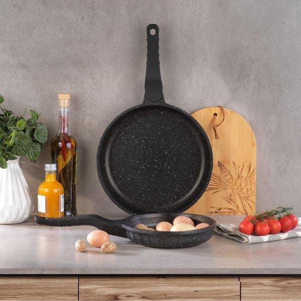 Schafer Famos Xl Döküm Tava Seti 2 Parça - Gri - Image 1