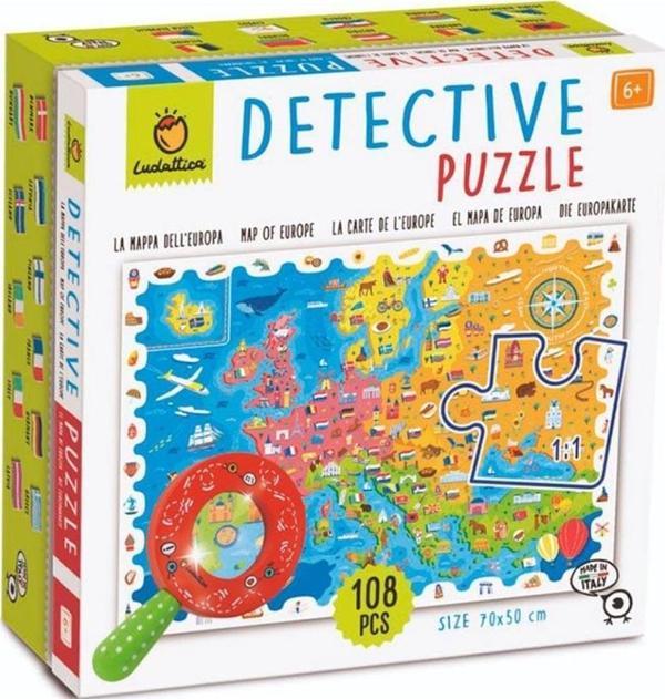 Ludattica Dedektif Puzzle - Avrupa Haritası - Image 1