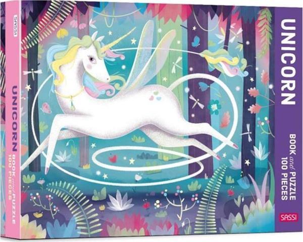 Sassi Unicorn - Book and Puzzle - Image 1