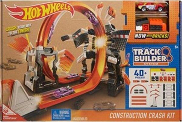 Hot Wheels Track Builder Bloklu Mega Yıkım Yarış Seti Dww96 - Image 1