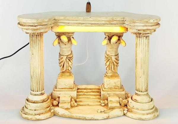 Antik Roma Atlas Dekoratif Geri Akış Tütsülük Işıklı - Image 1