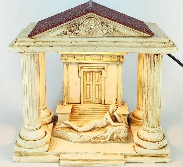 Antik Roma Reclining Naiad Dekoratif Konik Tütsülük Işıklı - Image 1