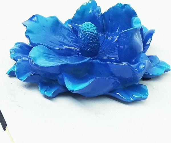 Lotus Çiçeği Çubuk Tütsülük Mavi - Image 1