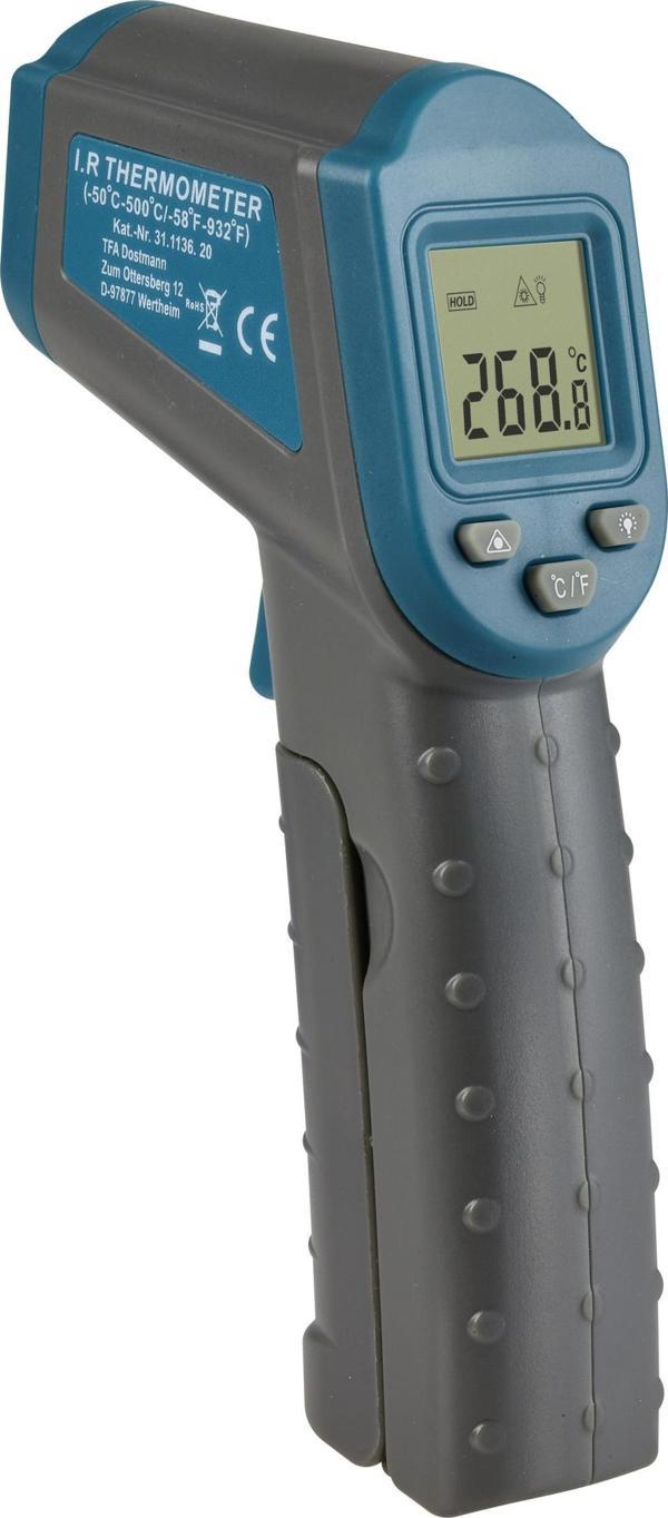 TFA Ray Kızıl Ötesi Infrared Termometre -50 - +500 31.1136.20 - Image 1