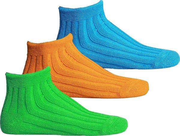 U&ME Kadın Uyku Çorabı 3'lü Set 36-40 Yeşil-Turuncu-Mavi - Image 1