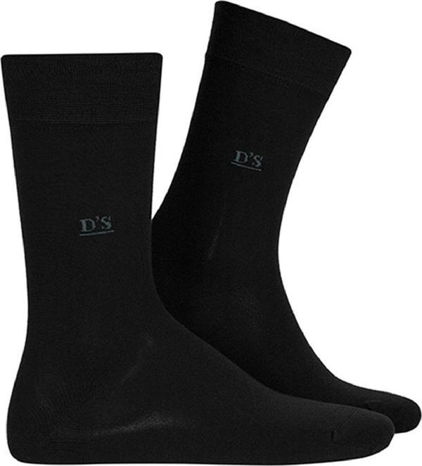 D'S Damat Erkek Bambu Çorap Düz Siyah 40-44 - Image 1