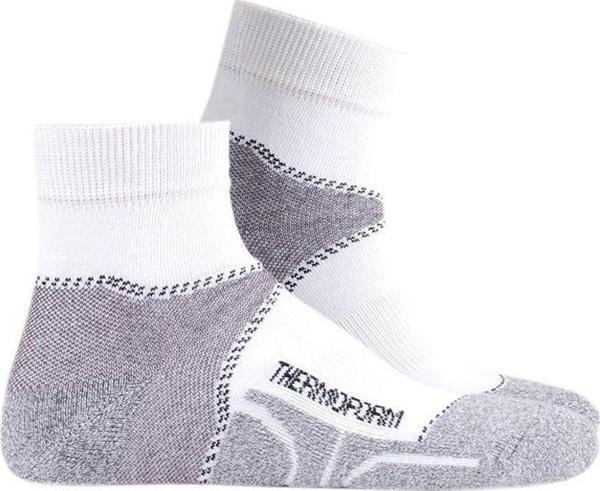 Thermoform Unisex Walking Patik Çorap Beyaz - Image 1