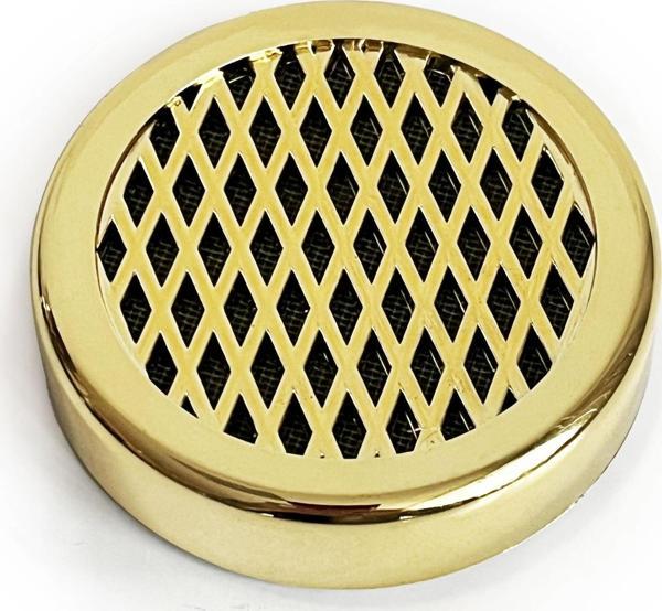 Humidor Puro Kutusu Nemlendirici Haznesi Yuvarlak ABS 58x13mm Sarı - Image 1