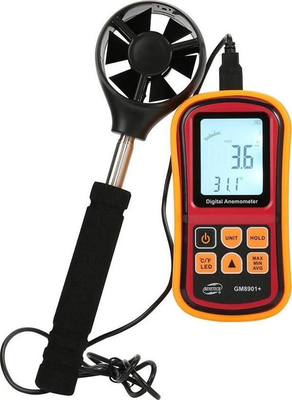 Benetech GM8901+ Dijital Anemometre Hava Hızı Ölçer - Image 1