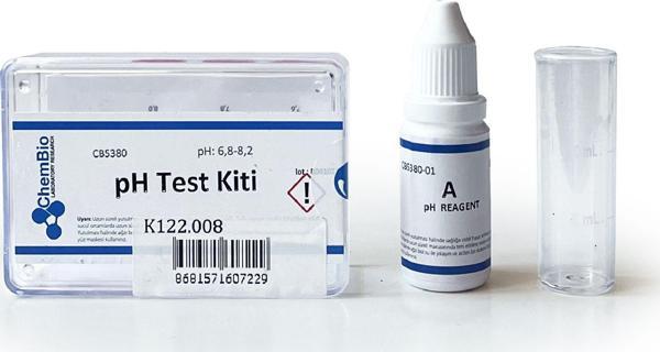 ChemBio PH Test Kiti 6.8-8.2 Kolorimetrik 100 Test Su Havuz Akvaryum PH Ölçer - Image 1