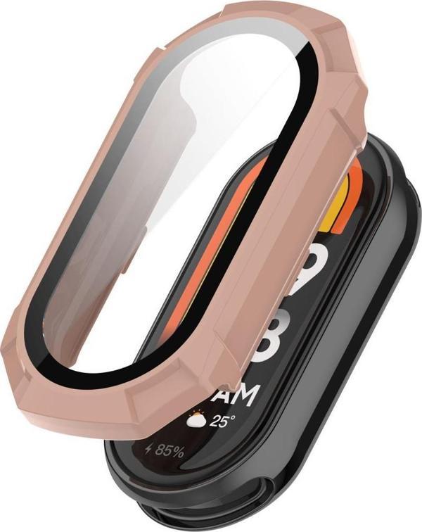 Xiaomi Mi band 8 Mi Band 9 Uyumlu Rubber 360° Ekran Kasa Koruyucu Kapak Kılıf - Image 1