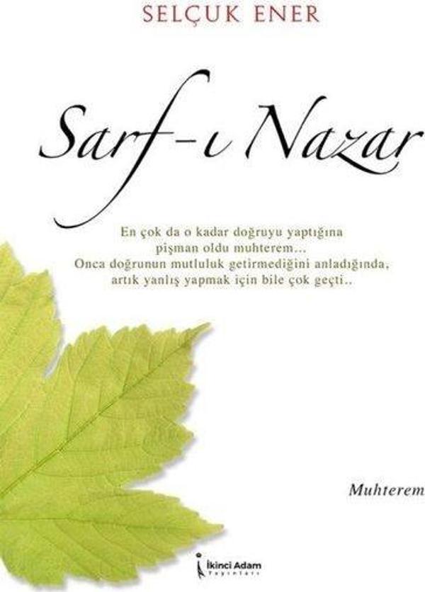 İkinci Adam Yayınları Sarf - ı Nazar - İkinci Adam Yayınları - Image 1