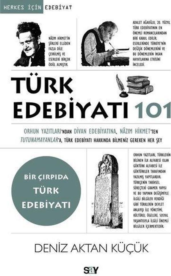 Türk Edebiyatı 101 - Bir Çırpıda Türk Edebiyatı - Say Yayınları - Image 1