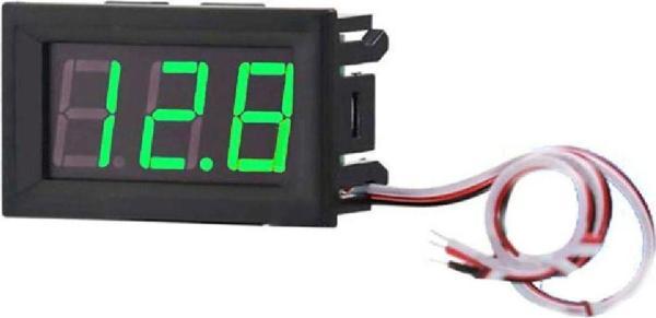 Dijital Mini Votmetre 0.56" DC 0 30V Yeşil Işıklı - Image 1