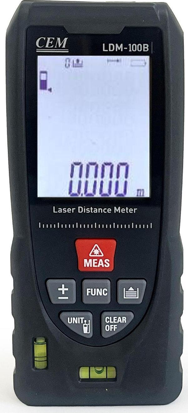 CEM LDM-100B Dijital Lazer Mesafe Ölçer 100M Lazermetre - Image 1