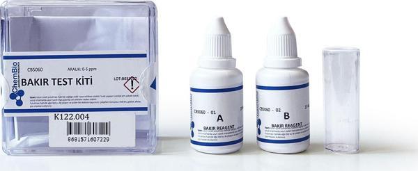 ChemBio Bakır Test Kiti 0-5 ppm 100 Test Kolorimetrik - Image 1