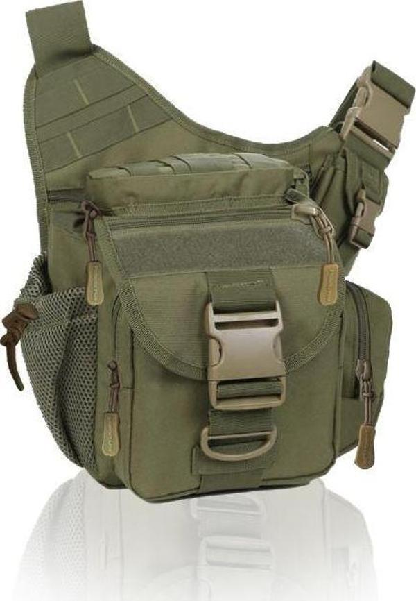 Protector Plus Tek Omuz Çanta (Haki Yeşil) - Image 1