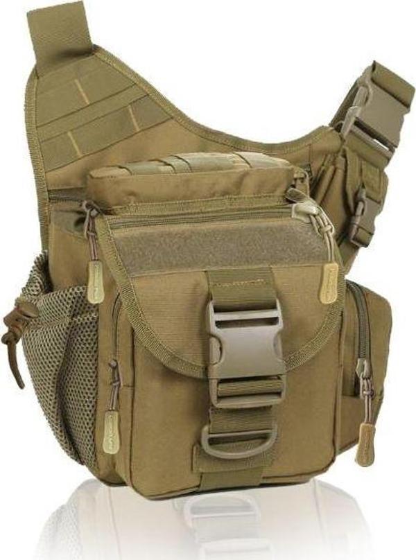 Protector Plus Tek Omuz Çanta (Haki) - Image 1