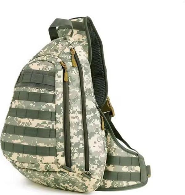 Protector Plus Tek Omuz Taktik Sırt Çanta Gri Kamuflaj - Image 1