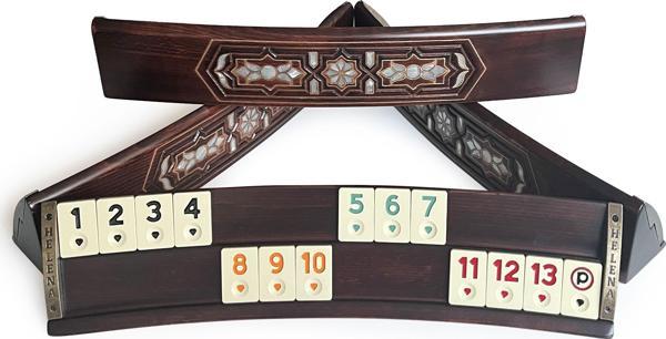 Helena Wood Art Sedef Kakmalı Oval Okey Takımı 4510 - Image 1