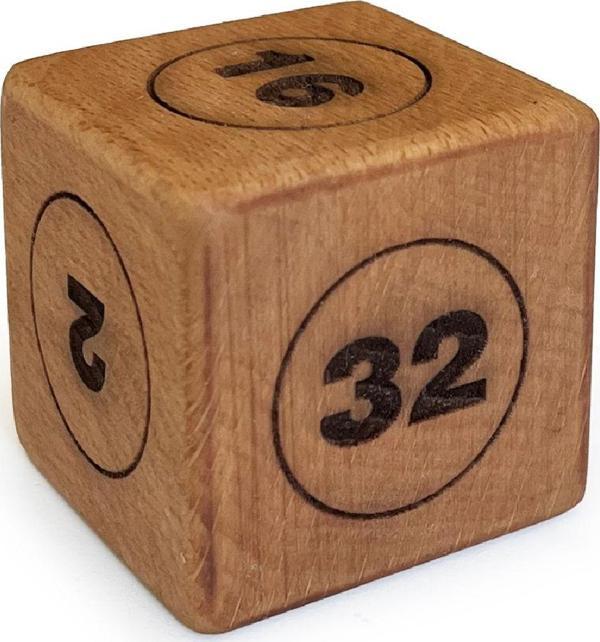 Shark Anatolia Ahşap Vido Zar Doubling Cube 45x45mm - Image 1