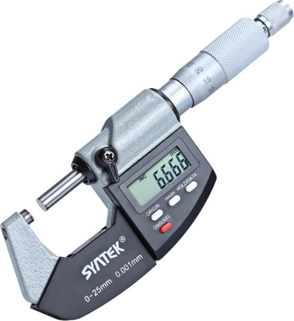SYNTEK Dijital Mikrometre 0-25mm 0.001mm - Image 1