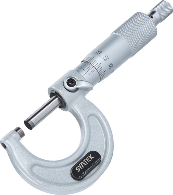 SYNTEK Mekanik Mikrometre 0-25mm 0.01mm - Image 1