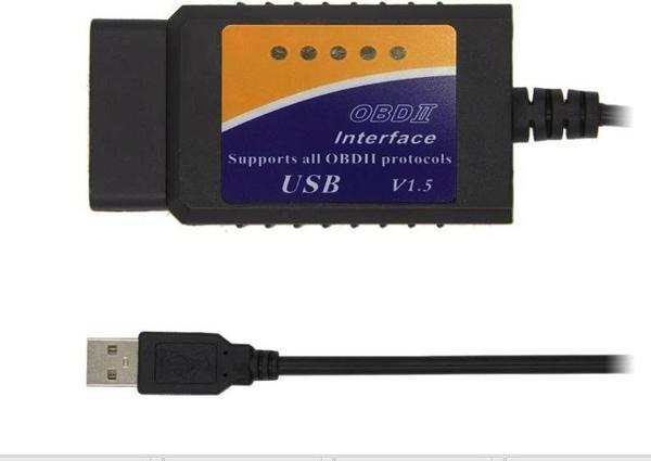 ELM327 Araç Arıza Tespit Cihazı OBD2 V1.5 (USB) - Image 1