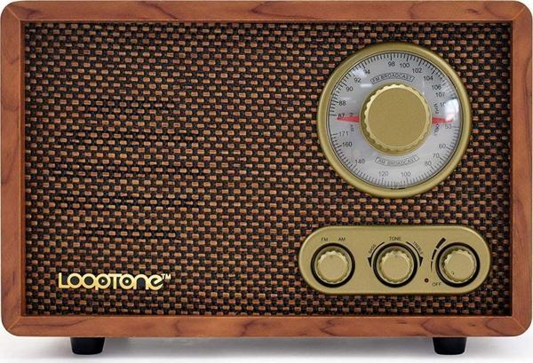 Looptone DSY-R08 Retro Radyo Ceviz - Image 1