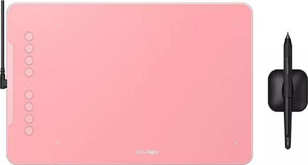 XP-Pen DECO01 V3 Grafik Tablet 16K 8 Kısayol Pembe - Image 1