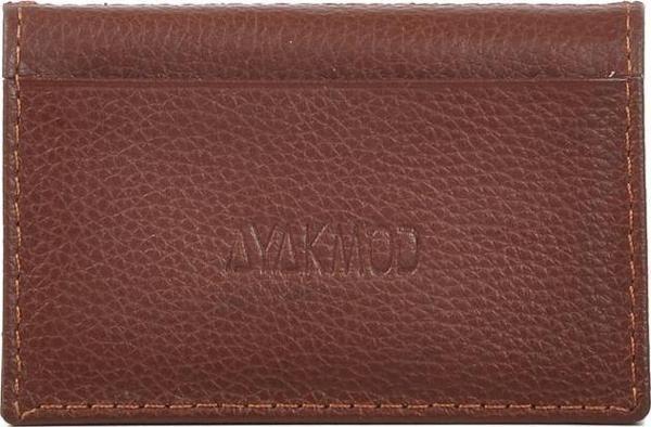 Kahve Hakiki Deri Erkek Kartlık 9524 - Image 1