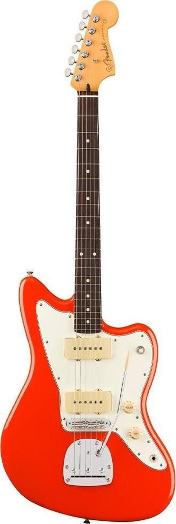 Fender Player II Jazzmaster Gülağacı Klavye Coral Red Elektro Gitar - Image 1