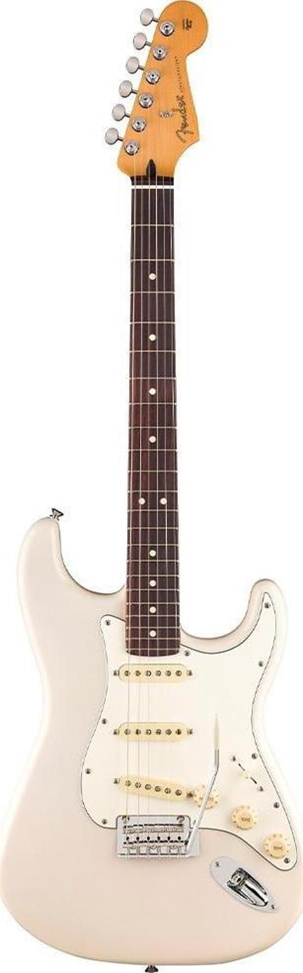 Fender Player II Stratocaster Chambered Ash Gövde Gülağacı Klavye White Blonde Elektro Gitar - Image 1