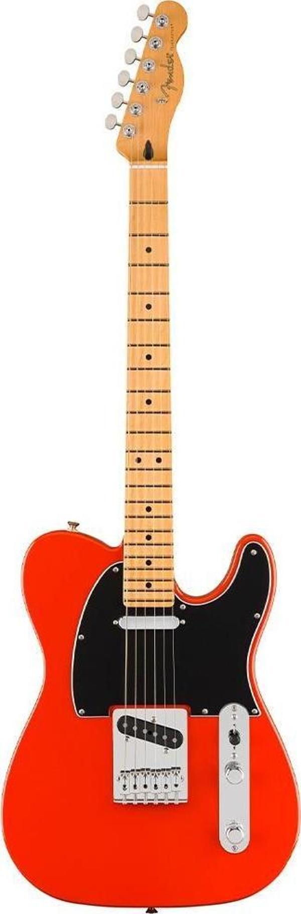 Fender Player II Telecaster Akçaağaç Klavye Coral Red Elektro Gitar - Image 1