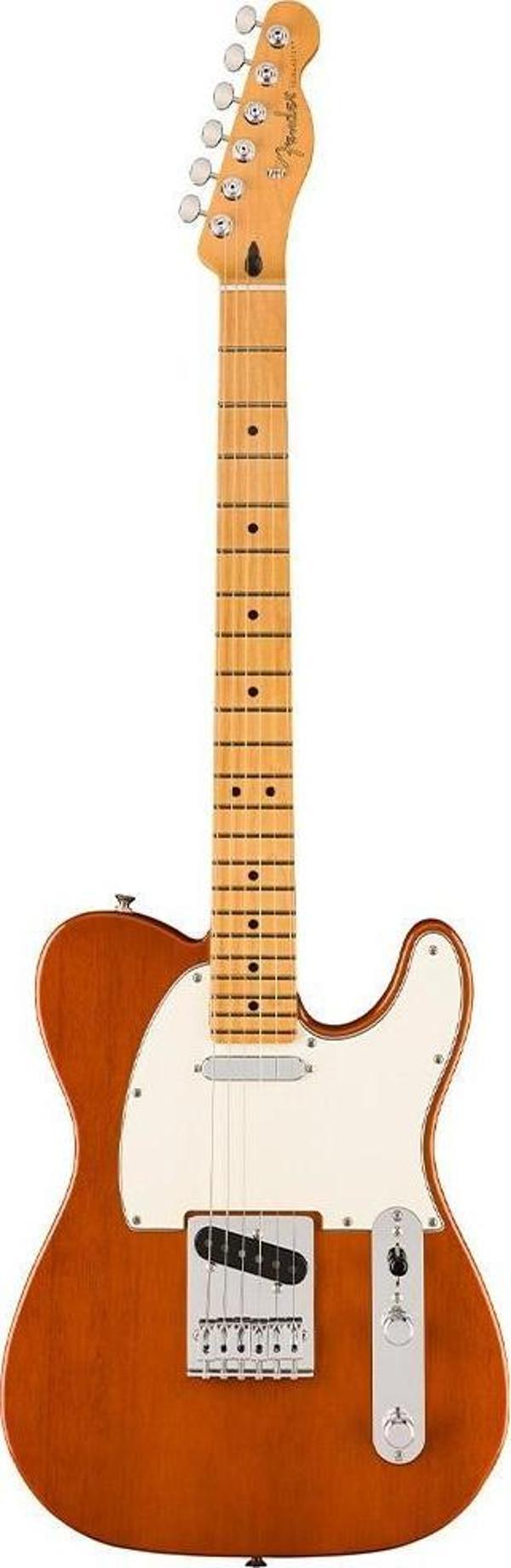 Fender Player II Telecaster Chambered Mahogany Gövde Akçaağaç Klavye Mocha Elektro Gitar - Image 1