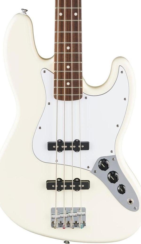 Fender Standard Jazz Bass Laurel Klavye Olympic White Bas Gitar - Image 1