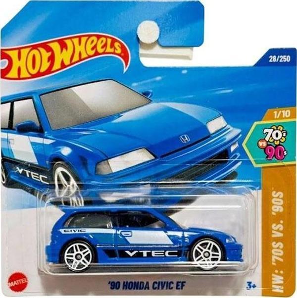 Hot Wheels - '90 Honda Civic EF - Mavi (1/64)  - Image 1