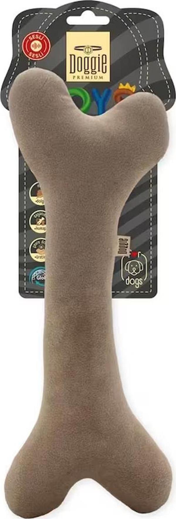 DOGGİE KÖPEK OYUNCAĞI PELUŞ KEMİK 28CM - Image 1