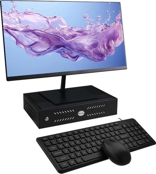 ESONIC MK2 İ3 3N 8GB DDR3 240SSD 24" Monitörlü Set Mini PC - Image 1
