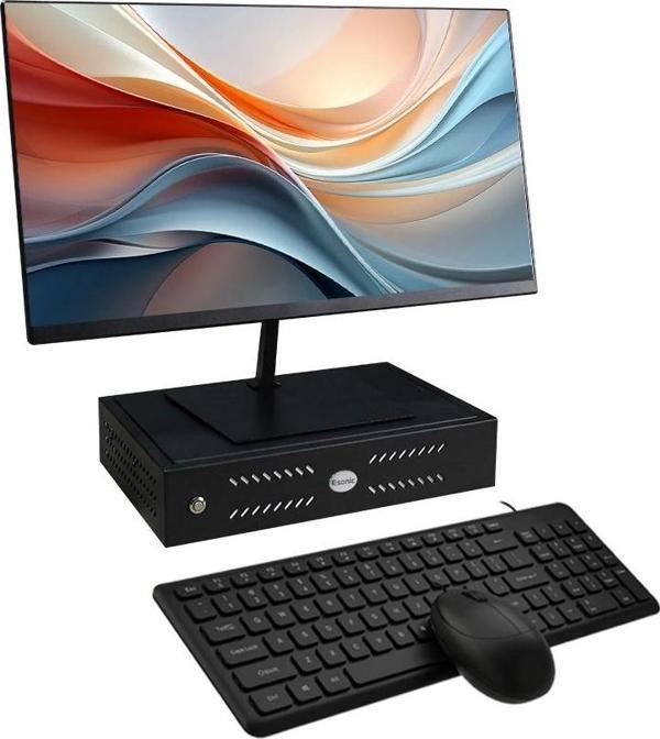 ROWORK MK2 İ5 14400 8GB DDR4 240SSD 21.5" Monitörlü Set Mini PC - Image 1