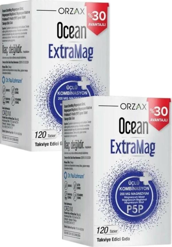 Ocean Extramag 120 Tablet x 2 Adet - Image 1