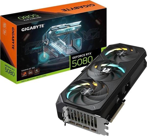 Gigabyte GeForce RTX 5080 GAMING OC 16GB DLSS 4 256 Bit GDDR7 Ekran Kartı - Image 1