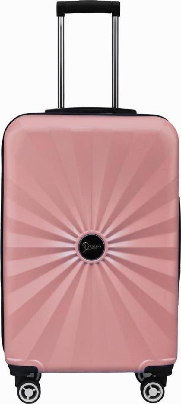 Orta Boy %100 Polikarbon Valiz 4x2 Teker Rose 1809 - Image 1