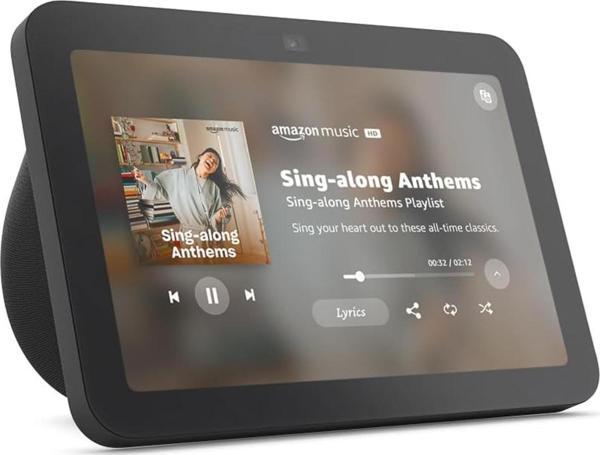 Amazon Echo Show 8 | 3. Nesil | Alexa | Akıllı Ev Asistanı | Siyah - Image 1
