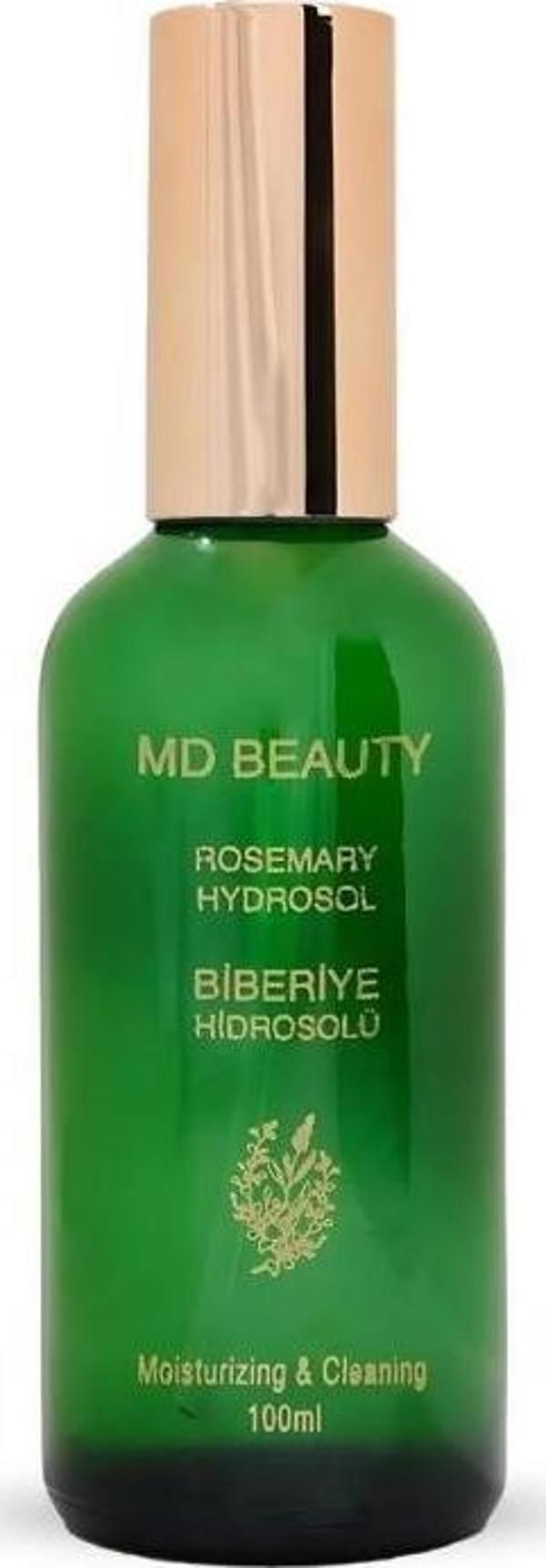 MD Beauty Biberiye Hidrosolü Dökülme Karşıtı Ve Hızlı Saç Uzatma Etkili Saf Saç Toniği 100 ml - Image 1
