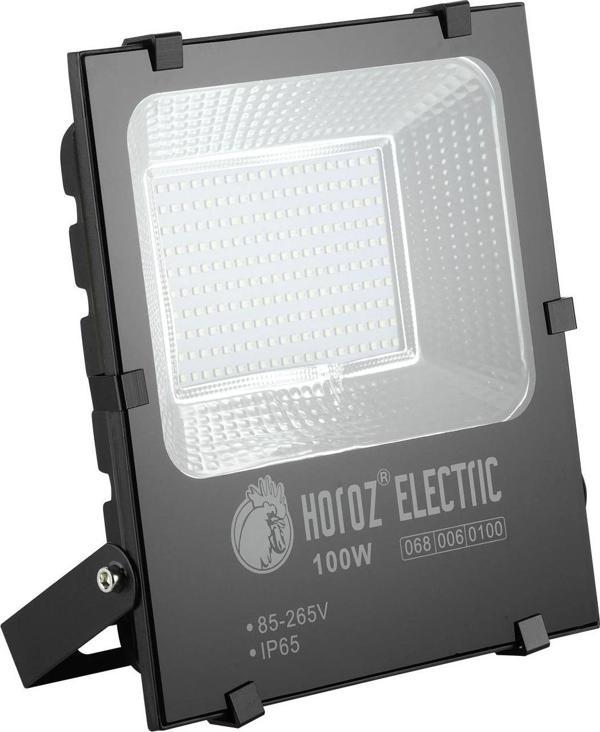 HOROZ LEOPAR-100 100w Led Projektör Siyah 6400K IP65 - Image 1