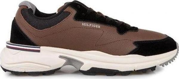 Tommy Hilfiger Erkek Kahverengi Sneakers - Image 1