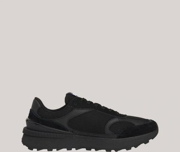 Tommy Hilfiger Erkek  Renk Bloklu Siyah Sneaker - Image 1