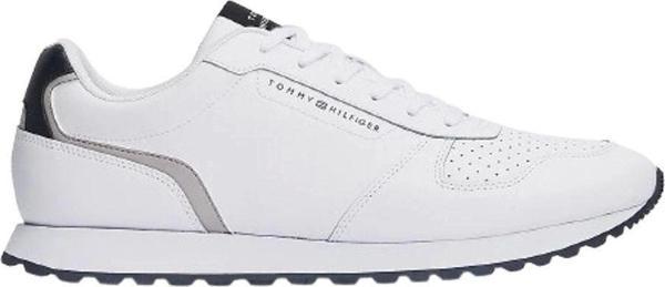 Tommy Hilfiger Erkek Beyaz Essential Leather Sneaker - Image 1