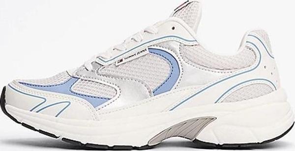 Tommy Jeans Kadın Metalik Kontrastlı Spor Ayakkabı - Image 1